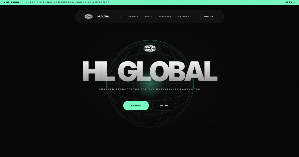 HL Global homepage